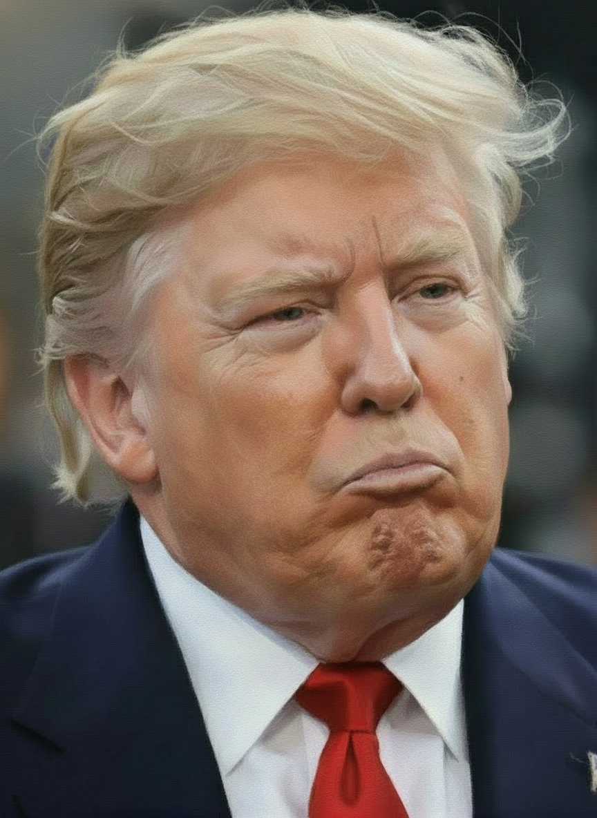 AI-generated satirical illustration of Real Estate Billionaire